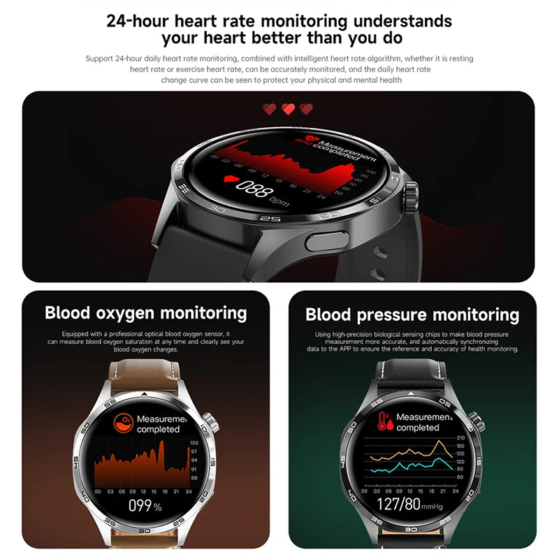 Men’s AMOLED GPS Smart Watch With Bluetooth Calling