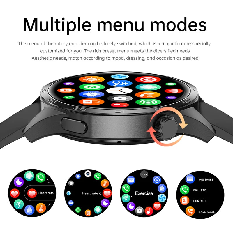 Men’s AMOLED GPS Smart Watch With Bluetooth Calling